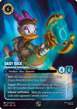 Daisy Duck - Paranormal Investigator (Store Championship Participant) (23) [Disney Lorcana Promo Cards] - Deck Out Gaming
