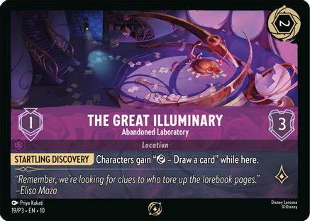 The Great Illuminary - Abandoned Laboratory (19) [Disney Lorcana Promo Cards] Cold Foil - Deck Out Gaming