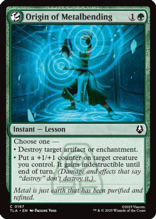 Origin of Metalbending (187) [Avatar: The Last Airbender] foil - Deck Out Gaming