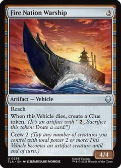 Fire Nation Warship (256) [Avatar: The Last Airbender] - Deck Out Gaming
