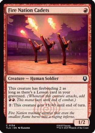 Fire Nation Cadets (134) [Avatar: The Last Airbender] - Deck Out Gaming