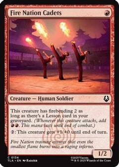 Fire Nation Cadets (134) [Avatar: The Last Airbender] foil - Deck Out Gaming