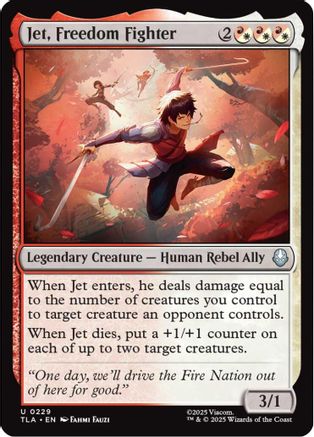 Jet, Freedom Fighter (229) [Avatar: The Last Airbender] - Deck Out Gaming
