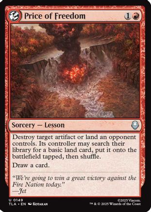 Price of Freedom (149) [Avatar: The Last Airbender] foil - Deck Out Gaming