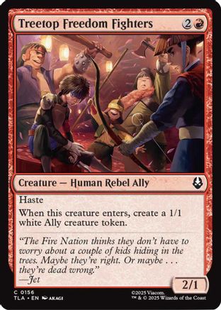 Treetop Freedom Fighters (156) [Avatar: The Last Airbender] - Deck Out Gaming