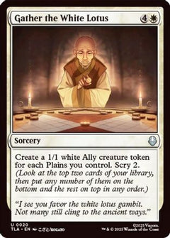 Gather the White Lotus (20) [Avatar: The Last Airbender] foil - Deck Out Gaming