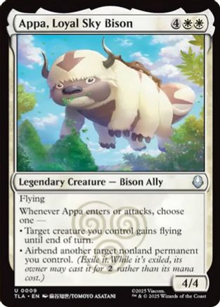 Appa, Loyal Sky Bison (9) [Avatar: The Last Airbender] - Deck Out Gaming