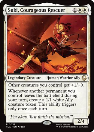 Suki, Courageous Rescuer (37) [Avatar: The Last Airbender] foil - Deck Out Gaming