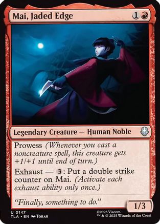 Mai, Jaded Edge (147) [Avatar: The Last Airbender] - Deck Out Gaming