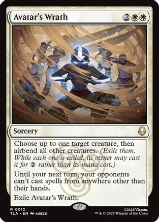 Avatar's Wrath (12) [Avatar: The Last Airbender] foil - Deck Out Gaming