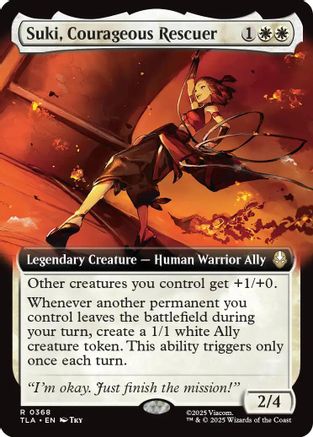 Suki, Courageous Rescuer (Extended Art) (368) [Avatar: The Last Airbender] - Deck Out Gaming