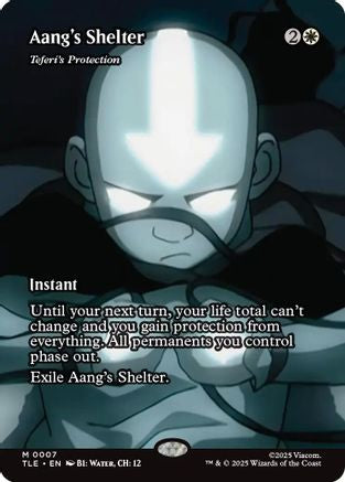 Aang's Shelter - Teferi's Protection (Borderless) (7) [Avatar: The Last Airbender: Eternal-Legal] foil - Deck Out Gaming