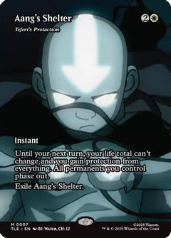 Aang's Shelter - Teferi's Protection (Borderless) (7) [Avatar: The Last Airbender: Eternal-Legal] foil - Deck Out Gaming