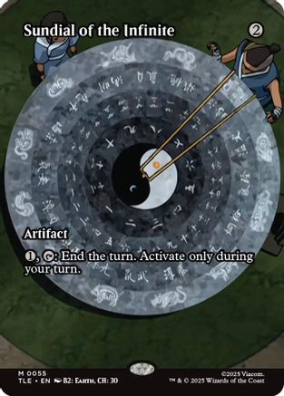 Sundial of the Infinite (Borderless) (55) [Avatar: The Last Airbender: Eternal-Legal] - Deck Out Gaming