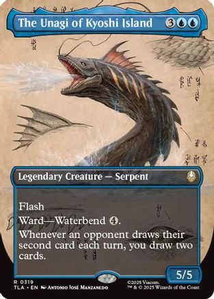 The Unagi of Kyoshi Island (Borderless) (319) [Avatar: The Last Airbender] - Deck Out Gaming