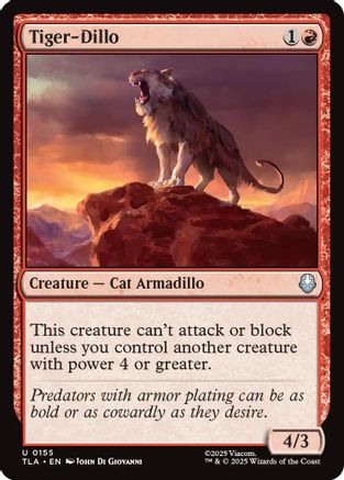 Tiger-Dillo (155) [Avatar: The Last Airbender] - Deck Out Gaming