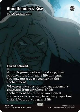 Bloodbender's Rise - Bloodchief Ascension (Borderless) (23) [Avatar: The Last Airbender: Eternal-Legal] - Deck Out Gaming