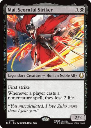 Mai, Scornful Striker (109) [Avatar: The Last Airbender] - Deck Out Gaming