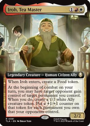 Iroh, Tea Master (Extended Art) (381) [Avatar: The Last Airbender] - Deck Out Gaming