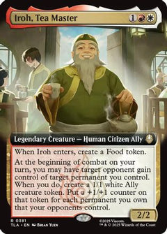 Iroh, Tea Master (Extended Art) (381) [Avatar: The Last Airbender] foil - Deck Out Gaming