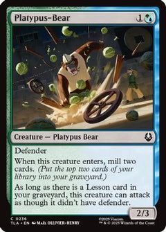 Platypus-Bear (236) [Avatar: The Last Airbender] foil - Deck Out Gaming