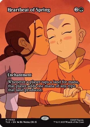 Heartbeat of Spring (Borderless) (42) [Avatar: The Last Airbender: Eternal-Legal] foil - Deck Out Gaming