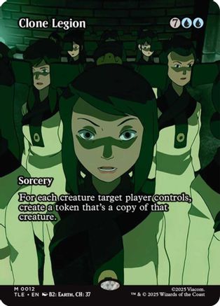 Clone Legion (Borderless) (12) [Avatar: The Last Airbender: Eternal-Legal] foil - Deck Out Gaming