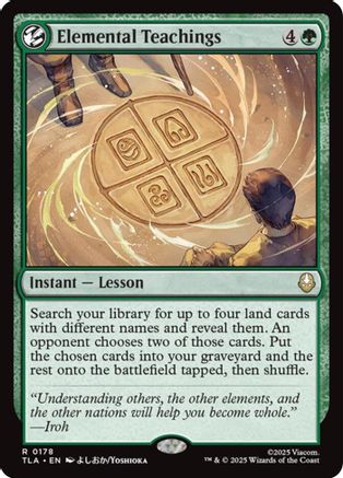 Elemental Teachings (178) [Avatar: The Last Airbender] - Deck Out Gaming