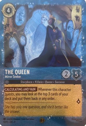 The Queen - Mirror Seeker (12) [Disney Lorcana Promo Cards] Holofoil - Deck Out Gaming