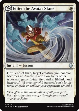 Enter the Avatar State (18) [Avatar: The Last Airbender] - Deck Out Gaming