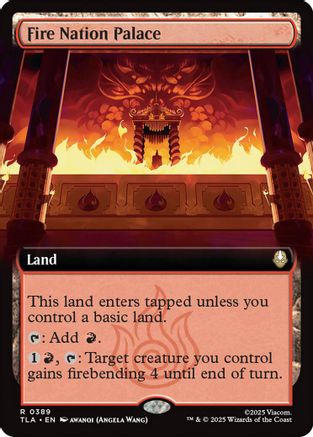 Fire Nation Palace (Extended Art) (389) [Avatar: The Last Airbender] - Deck Out Gaming