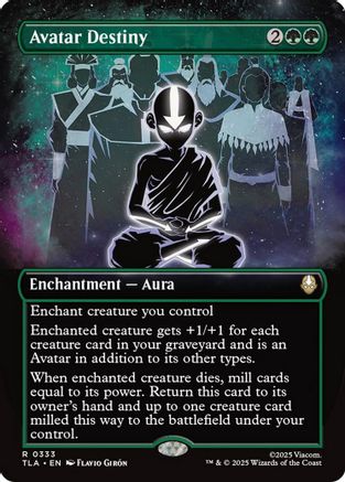 Avatar Destiny (Borderless) (333) [Avatar: The Last Airbender] foil - Deck Out Gaming