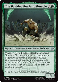 The Boulder, Ready to Rumble (168) [Avatar: The Last Airbender] foil - Deck Out Gaming