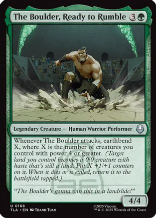 The Boulder, Ready to Rumble (168) [Avatar: The Last Airbender] - Deck Out Gaming
