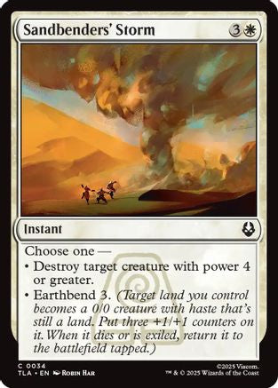 Sandbenders' Storm (34) [Avatar: The Last Airbender] foil - Deck Out Gaming