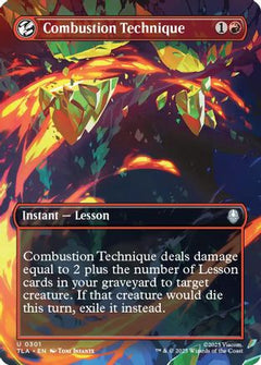 Combustion Technique (Borderless) (301) [Avatar: The Last Airbender] foil - Deck Out Gaming