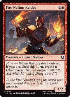 Fire Nation Raider (135) [Avatar: The Last Airbender] foil - Deck Out Gaming