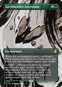 Earthbender Ascension (Borderless) (307) [Avatar: The Last Airbender] foil - Deck Out Gaming
