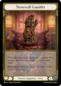 Stonewall Gauntlet (Golden) - FAB229 (FAB229) [Flesh and Blood: Promo Cards] Cold Foil - Deck Out Gaming