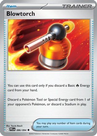 Blowtorch - 086/094 (86) [ME02: Phantasmal Flames] Reverse Holofoil - Deck Out Gaming