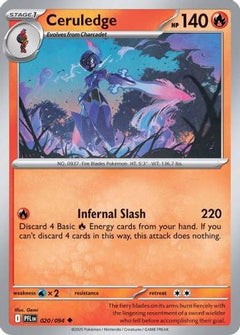 Ceruledge (20) [ME02: Phantasmal Flames] Reverse Holofoil - Deck Out Gaming