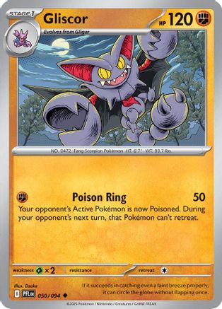 Gliscor (50) [ME02: Phantasmal Flames] Reverse Holofoil - Deck Out Gaming
