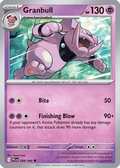 Granbull (38) [ME02: Phantasmal Flames] Reverse Holofoil - Deck Out Gaming