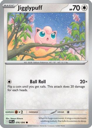 Jigglypuff (76) [ME02: Phantasmal Flames] Reverse Holofoil - Deck Out Gaming