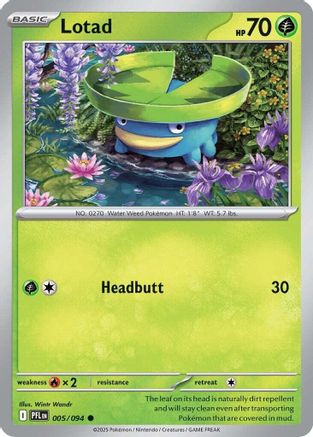 Lotad (5) [ME02: Phantasmal Flames] - Deck Out Gaming
