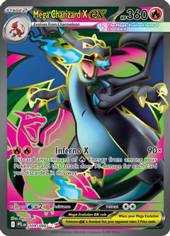 Mega Charizard X ex - 109/094 (109) [ME02: Phantasmal Flames] Holofoil - Deck Out Gaming