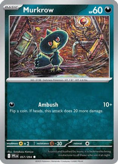 Murkrow (57) [ME02: Phantasmal Flames] Reverse Holofoil - Deck Out Gaming