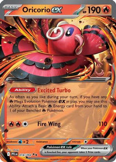 Oricorio ex - 018/094 (18) [ME02: Phantasmal Flames] Holofoil - Deck Out Gaming