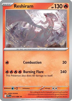 Reshiram (17) [ME02: Phantasmal Flames] Holofoil - Deck Out Gaming