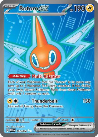 Rotom ex - 111/094 (111) [ME02: Phantasmal Flames] Holofoil - Deck Out Gaming